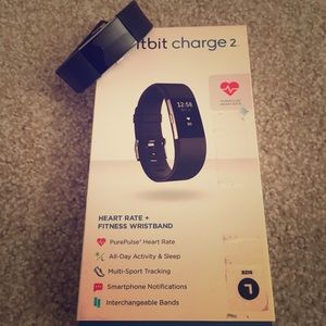 Gently used Fitbit charge 2 (Large wrist band)
